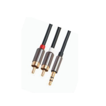 KL-4060 3.5 MM ステレオ オス - 2RCA オス データ ケーブル